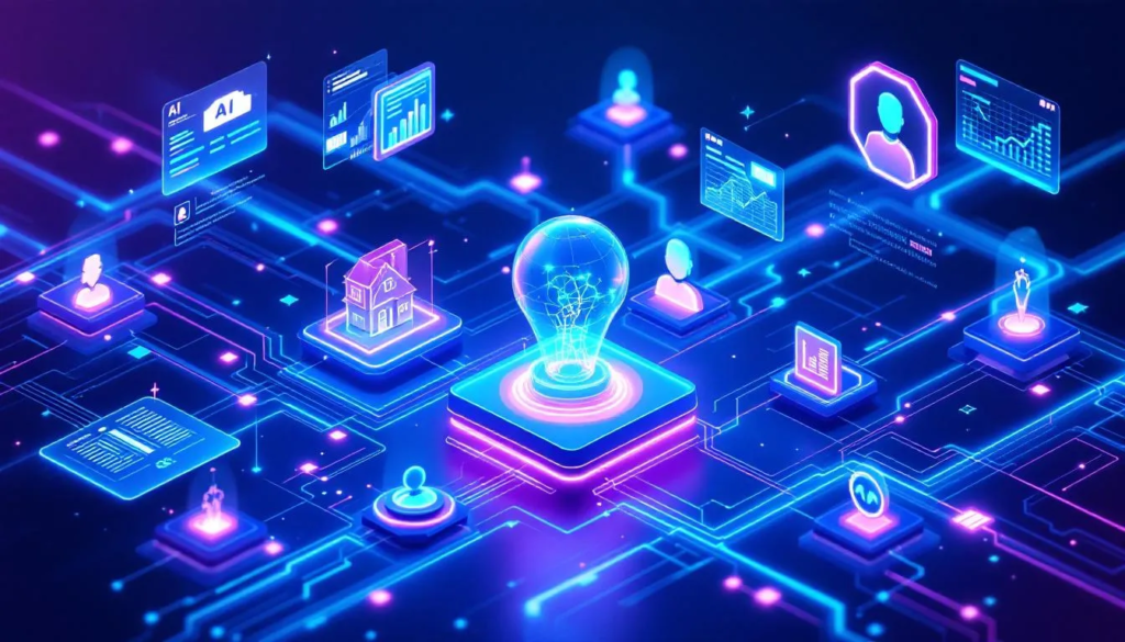 How to Find Cash Buyers with AI-Powered Matching: No More Blasting Lists with Off-Market.io 3 An image depicting AI-powered matching tools in real estate.